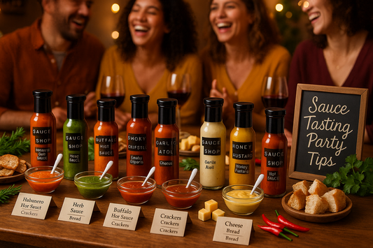 How to Host a Sauce Tasting Party: Tips and Sauce Shop Pairings